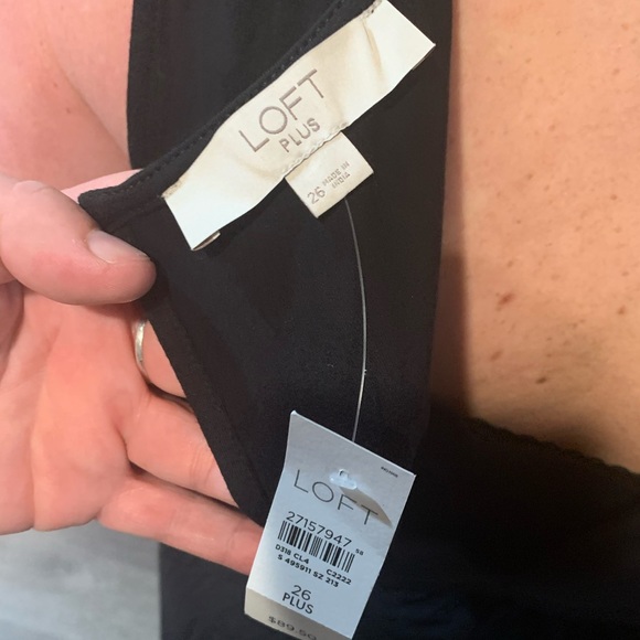 Loft plus size Black jumpsuit - Picture 7 of 8